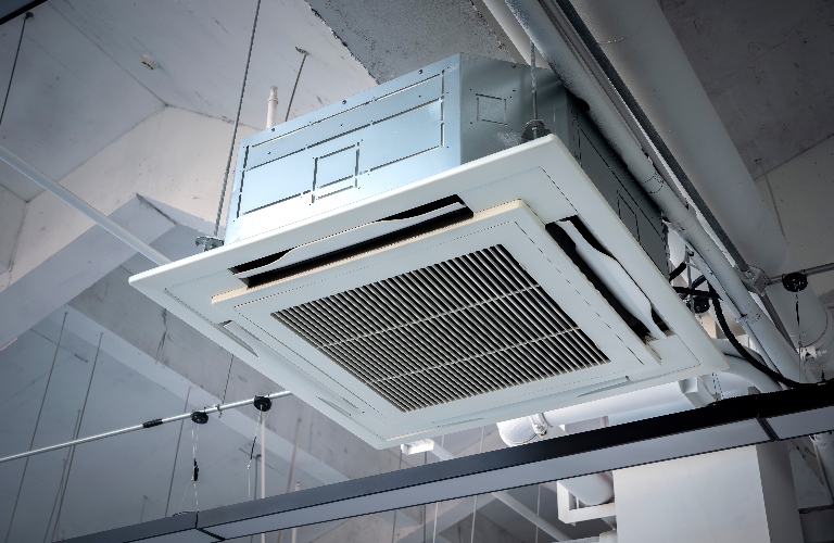 Central air conditioner indoor hanging