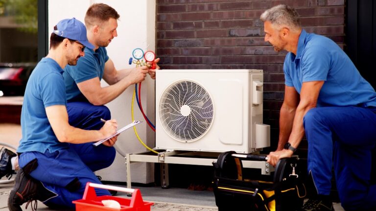 Experienced Technician is doing Seasonal HVAC tune-ups